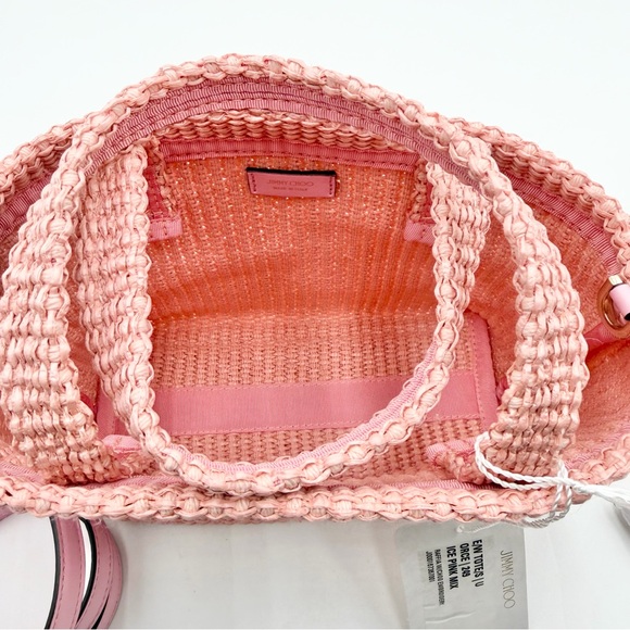 Jimmy Choo East West Raffia Bag - Picture 6 of 9